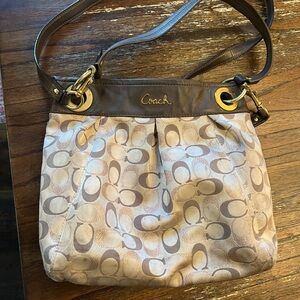Coach Brown and Tan Women's Bag